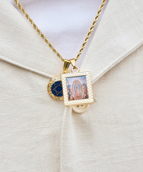 Subciety(サブサエティ)の「Epoxy brass necklace(ネックレス・メンズ・ゴールド・FREE)」の10枚目の写真