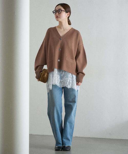 追加4》スーパーファインスムース ショートカーディガン（カーディガン