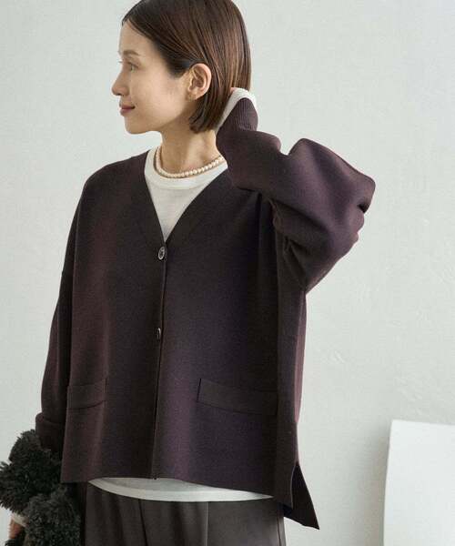 追加4》スーパーファインスムース ショートカーディガン（カーディガン