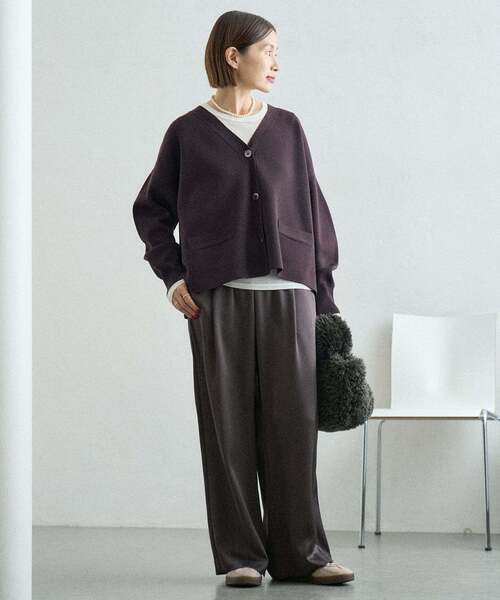 追加4》スーパーファインスムース ショートカーディガン（カーディガン