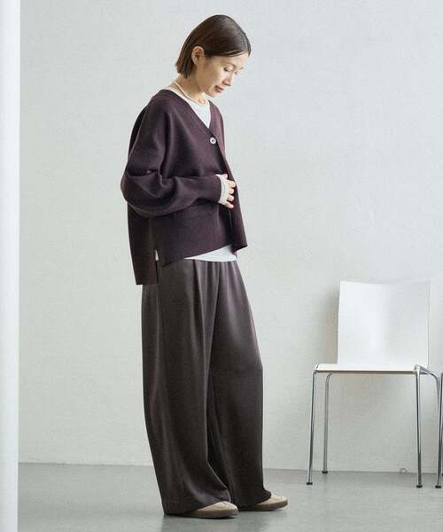 追加4》スーパーファインスムース ショートカーディガン（カーディガン