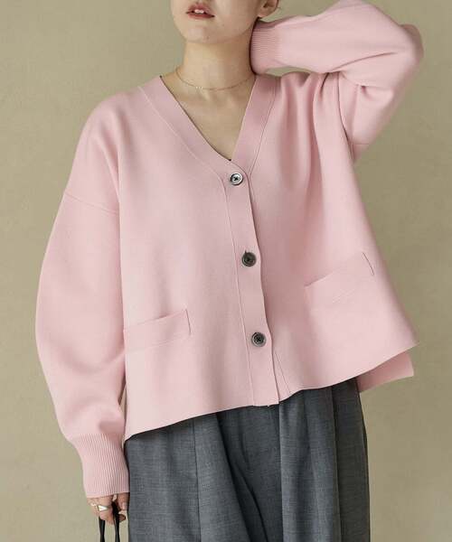 追加4》スーパーファインスムース ショートカーディガン（カーディガン