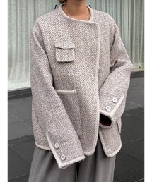 AMERI VINTAGE｜アメリビンテージのノーカラージャケット通販 - ZOZOTOWN