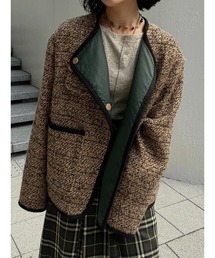 ELCHELE｜エルチェレ（レディース）のノーカラージャケット通販 - ZOZOTOWN