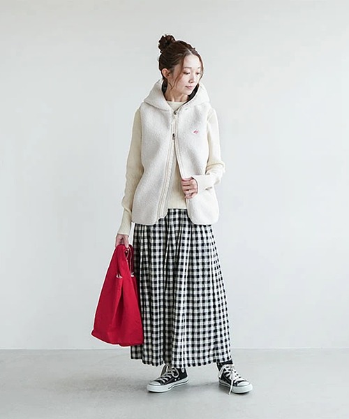 SOLAMONAT(ソラモナ)の「ウエハースリブニット クルーネック(ニット/セーター・レディース・ホワイト/キナリ/グレー/チャコールグレー/ブラック・FREE)」の8枚目の写真