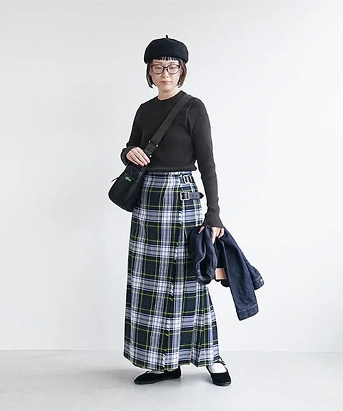 SOLAMONAT(ソラモナ)の「ウエハースリブニット クルーネック(ニット/セーター・レディース・ホワイト/キナリ/グレー/チャコールグレー/ブラック・FREE)」の9枚目の写真