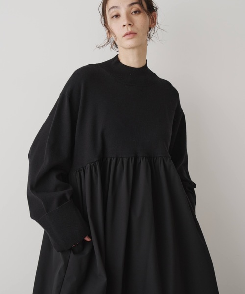 セール】ニットドッキングワンピース（ワンピース）｜Libra Cue