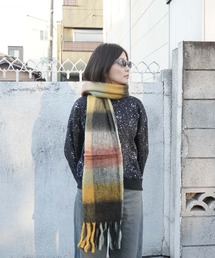 GLOBAL FORME CONCRETE | PANKAJ/ECHARPE　チェック柄 マフラー(マフラー)