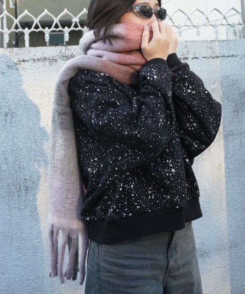 GLOBAL FORME CONCRETE(グローバルフォルムコンクリート)の「PANKAJ/ECHARPE チェック柄 マフラー(マフラー・レディース・グリーン系その他/オレンジ系その他/イエロー系その他/ピンク系その他・FREE)」の21枚目の写真