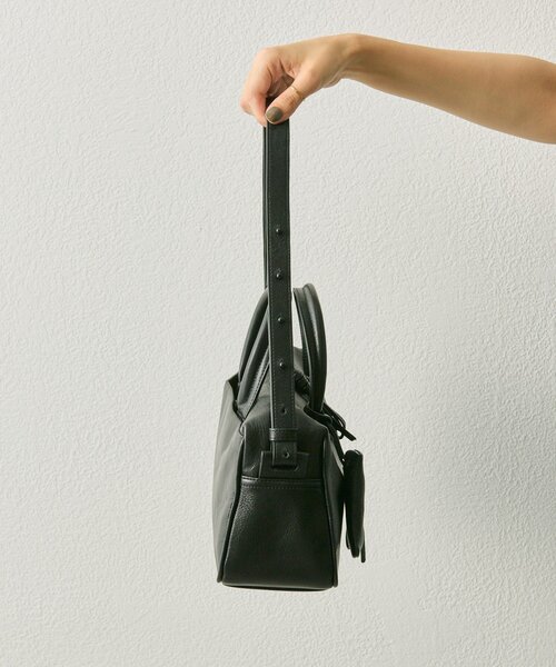 インフルエンサーuchida企画/本革》2WAYシンプルボストンバッグ