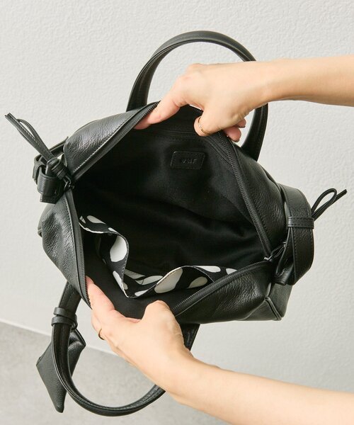 インフルエンサーuchida企画/本革》2WAYシンプルボストンバッグ