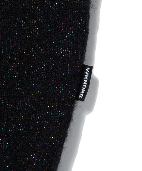 WKNDRS(ウィーキャンドース)の「METALIC KNITTED ZIPUP HOODIE (BLACK)(パーカー・レディース・その他・MEDIUM/LARGE/X-LARGE)」の5枚目の写真