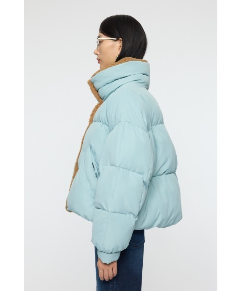 MOUSSY（マウジー）の「STAND COLLAR PUFFER ジャケット（ダウン