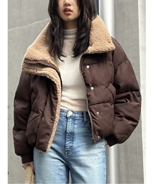 STAND COLLAR PUFFER ジャケット（ダウンジャケット/コート）｜MOUSSY