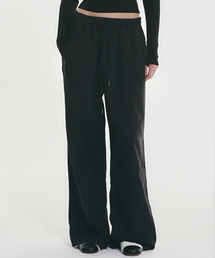 SIDE LINE STRING SLACKS_BLACK
