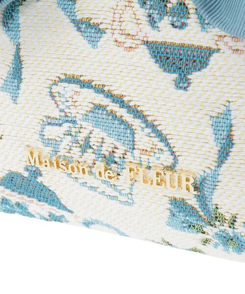 Maison de FLEUR（メゾンドフルール）の「ティーカップ柄ゴブランポーチ（ポーチ・レディース・オフホワイト・FREE）」の22枚目の写真