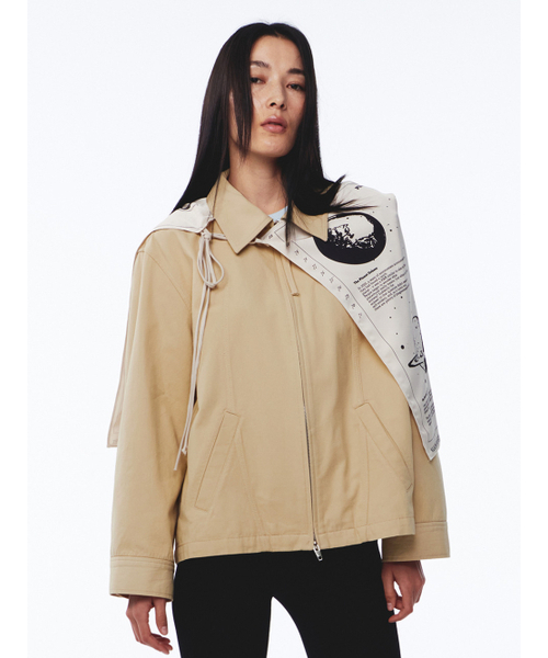 Kijun(キジュン)の「Orbit Patch Jacket Beige(その他アウター・レディース・その他・MEDIUM/LARGE/SMALL)」の1枚目の写真