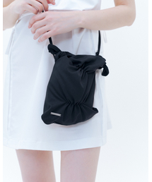 Miseki SEOUL(~ZL\E)Shirring mini cross bag BLACK(bZW[obO)