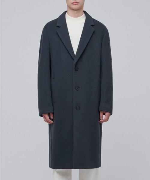 MUSINSA STANDARD（ムシンサスタンダード）の「カシミアブレンド特大シングルコート[真夜中]（チェスターコート・メンズ・その他・MEDIUM/LARGE/XX-LARGE）」の2枚目の写真