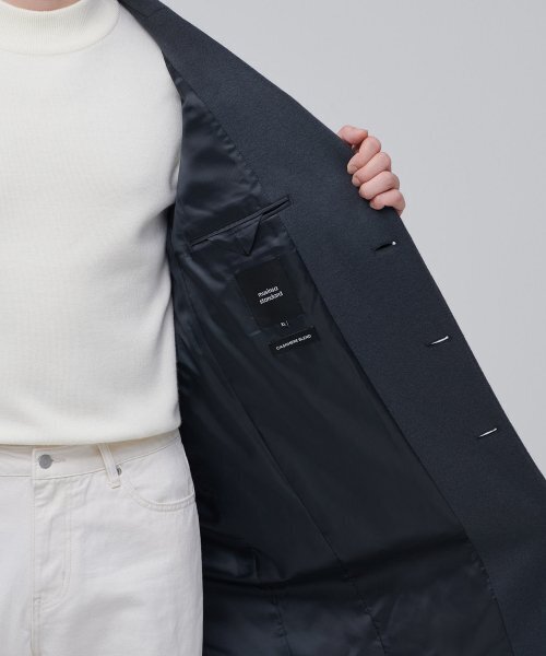 MUSINSA STANDARD（ムシンサスタンダード）の「カシミアブレンド特大シングルコート[真夜中]（チェスターコート・メンズ・その他・MEDIUM/LARGE/XX-LARGE）」の10枚目の写真
