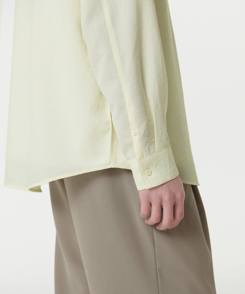 MUSINSA STANDARD（ムシンサスタンダード）の「リラックスドリネンライクシャツ[レモン]（シャツ/ブラウス・メンズ・その他・MEDIUM/LARGE/X-LARGE/XX-LARGE/SMALL）」の6枚目の写真