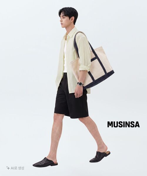 MUSINSA STANDARD（ムシンサスタンダード）の「リラックスドリネンライクシャツ[レモン]（シャツ/ブラウス・メンズ・その他・MEDIUM/LARGE/X-LARGE/XX-LARGE/SMALL）」の9枚目の写真