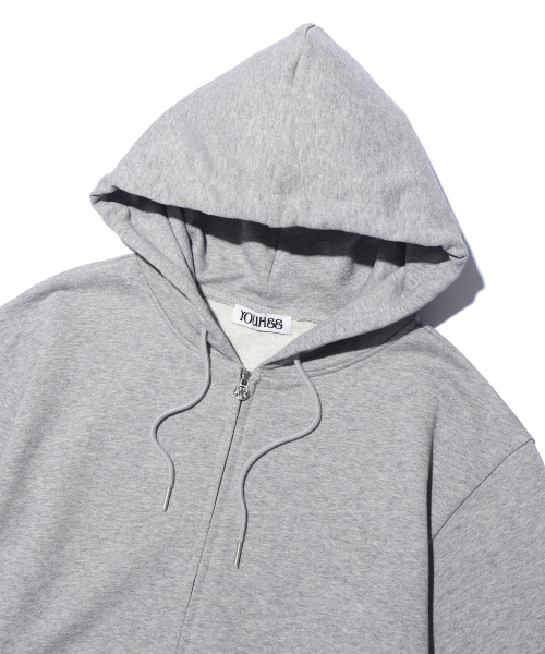 YOUHEE（ユヒ）の「STAR HOTFIX HOOD ZIP-UP MELANGE GREY（パーカー・レディース・その他・FREE）」の6枚目の写真