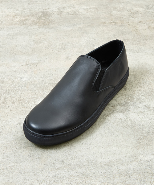 PADRONE（パドローネ）の「PADRONE パドローネ / Ex. SIDE GORE SHOES 別注サイドゴアスリッポンシューズ / PA7043-2005（ドレスシューズ・メンズ・ブラック・40/41/42）」の9枚目の写真