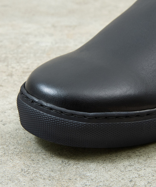 PADRONE（パドローネ）の「PADRONE パドローネ / Ex. SIDE GORE SHOES 別注サイドゴアスリッポンシューズ / PA7043-2005（ドレスシューズ・メンズ・ブラック・40/41/42）」の10枚目の写真