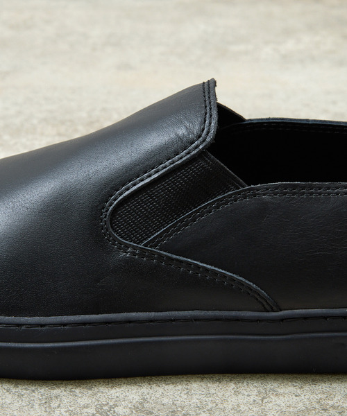 PADRONE（パドローネ）の「PADRONE パドローネ / Ex. SIDE GORE SHOES 別注サイドゴアスリッポンシューズ / PA7043-2005（ドレスシューズ・メンズ・ブラック・40/41/42）」の13枚目の写真