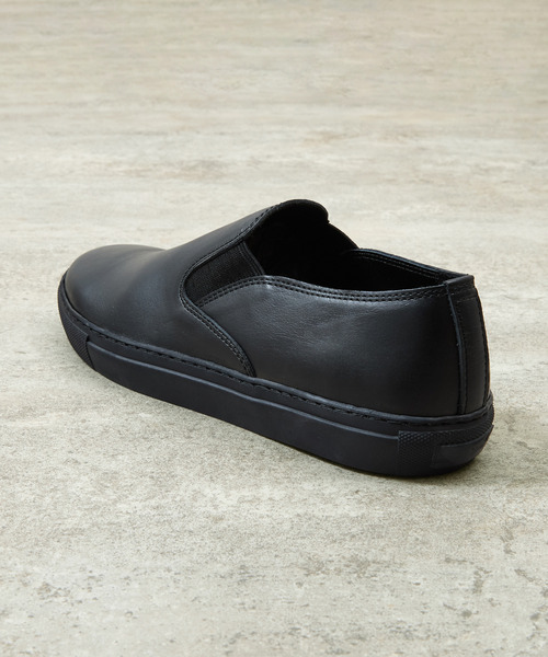 PADRONE（パドローネ）の「PADRONE パドローネ / Ex. SIDE GORE SHOES 別注サイドゴアスリッポンシューズ / PA7043-2005（ドレスシューズ・メンズ・ブラック・40/41/42）」の14枚目の写真