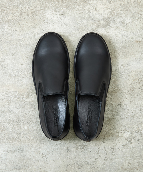 PADRONE（パドローネ）の「PADRONE パドローネ / Ex. SIDE GORE SHOES 別注サイドゴアスリッポンシューズ / PA7043-2005（ドレスシューズ・メンズ・ブラック・40/41/42）」の18枚目の写真