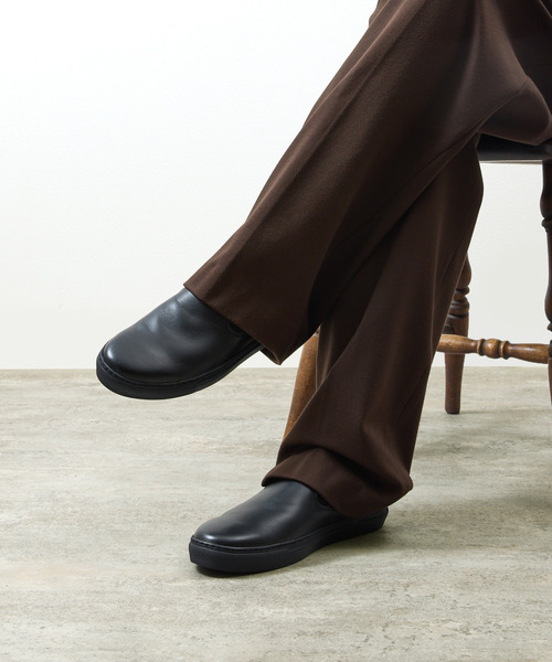 PADRONE（パドローネ）の「PADRONE パドローネ / Ex. SIDE GORE SHOES 別注サイドゴアスリッポンシューズ / PA7043-2005（ドレスシューズ・メンズ・ブラック・40/41/42）」の20枚目の写真