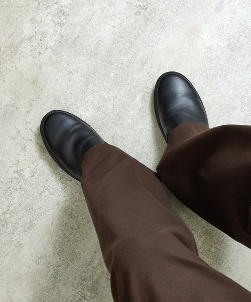 PADRONE（パドローネ）の「PADRONE パドローネ / Ex. SIDE GORE SHOES 別注サイドゴアスリッポンシューズ / PA7043-2005（ドレスシューズ・メンズ・ブラック・40/41/42）」の3枚目の写真