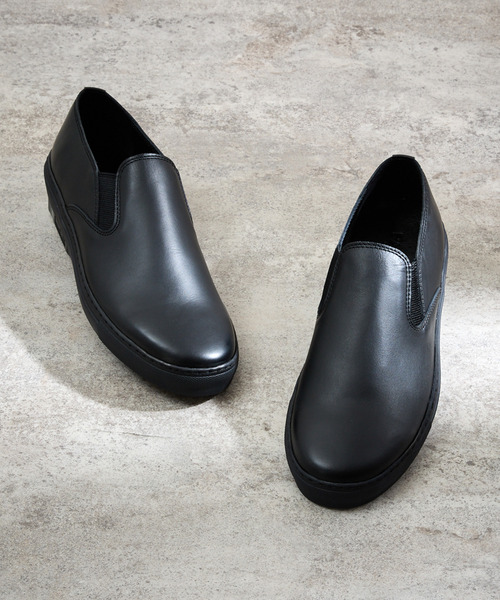 PADRONE（パドローネ）の「PADRONE パドローネ / Ex. SIDE GORE SHOES 別注サイドゴアスリッポンシューズ / PA7043-2005（ドレスシューズ・メンズ・ブラック・40/41/42）」の21枚目の写真