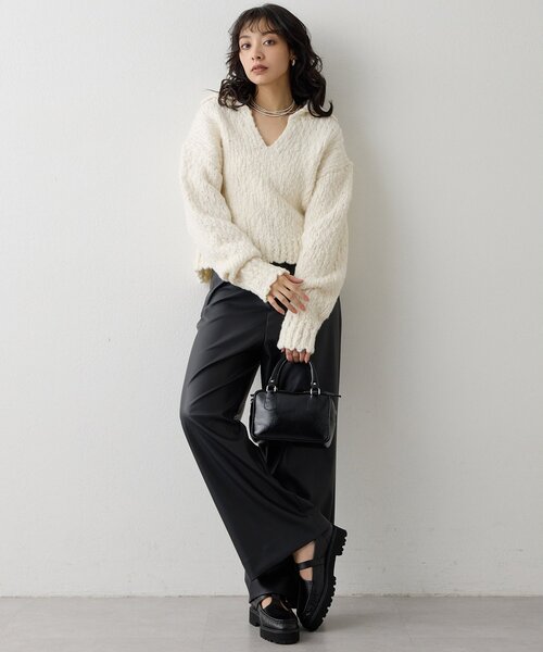セール】ローゲージスキッパープルオーバー（ニット/セーター）｜Whim