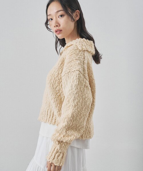 ローゲージスキッパープルオーバー（ニット/セーター）｜Whim Gazette