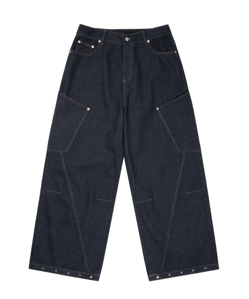AAKAM(アーカム)の「Ankle Studded Denim Pants (Dark Blue)(デニムパンツ・レディース・その他・1/2)」の13枚目の写真