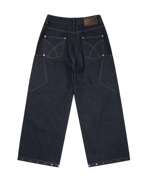AAKAM(アーカム)の「Ankle Studded Denim Pants (Dark Blue)(デニムパンツ・レディース・その他・1/2)」の14枚目の写真
