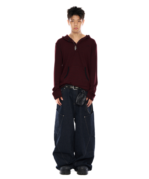 AAKAM(アーカム)の「Ankle Studded Denim Pants (Dark Blue)(デニムパンツ・レディース・その他・1/2)」の8枚目の写真