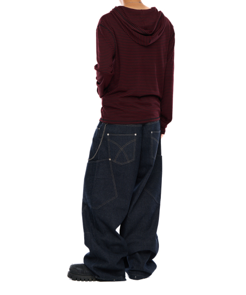 AAKAM(アーカム)の「Ankle Studded Denim Pants (Dark Blue)(デニムパンツ・レディース・その他・1/2)」の9枚目の写真