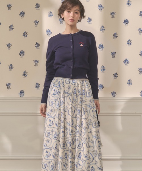 Cath Kidston(キャスキッドソン)の「ニットカーディガン London Dog(カーディガン/ボレロ・レディース・ネイビー/ピンク/グレー/ブラック/サックスブルー・FREE)」の17枚目の写真