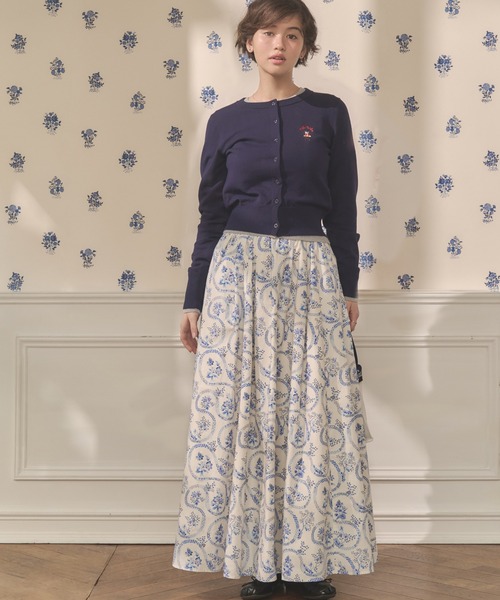 Cath Kidston(キャスキッドソン)の「ニットカーディガン London Dog(カーディガン/ボレロ・レディース・ネイビー/ピンク/グレー/ブラック/サックスブルー・FREE)」の18枚目の写真