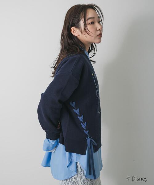 SENSE OF PLACE by URBAN RESEARCH(センスオブプレイスバイアーバンリサーチ)の「『別注』FANTASIA/コードセーター(ニット/セーター・レディース・アイボリー/レッド/ネイビー・ONE)」の16枚目の写真