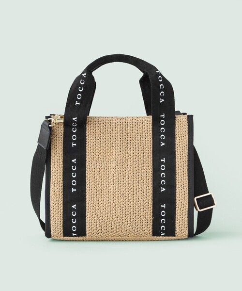 DANCING TOCCA SQUARE SUMMER TOTE かごバッグ（かごバッグ）｜TOCCA