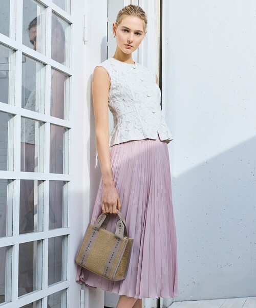 TOCCA(トッカ)の「DANCING TOCCA SQUARE SUMMER TOTE かごバッグ(かごバッグ・レディース・ベージュ系/アイボリー系/ブラック系・F)」の6枚目の写真