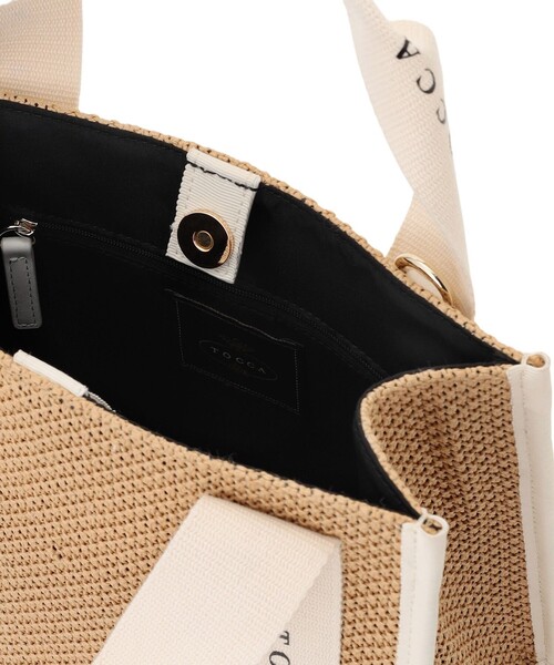 TOCCA(トッカ)の「DANCING TOCCA SQUARE SUMMER TOTE かごバッグ(かごバッグ・レディース・ベージュ系/アイボリー系/ブラック系・F)」の11枚目の写真