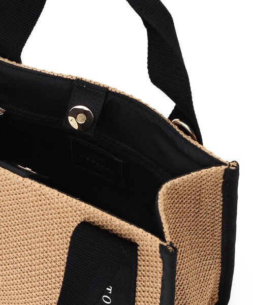 DANCING TOCCA SQUARE SUMMER TOTE かごバッグ（かごバッグ）｜TOCCA