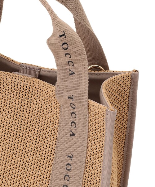 DANCING TOCCA SQUARE SUMMER TOTE かごバッグ（かごバッグ）｜TOCCA