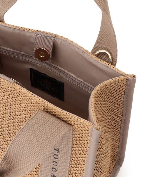 TOCCA(トッカ)の「DANCING TOCCA SQUARE SUMMER TOTE かごバッグ(かごバッグ・レディース・ベージュ系/アイボリー系/ブラック系・F)」の22枚目の写真